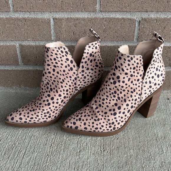 Forever 21 Cheetah Booties Womens Fall Winter - Picture 7 of 8
